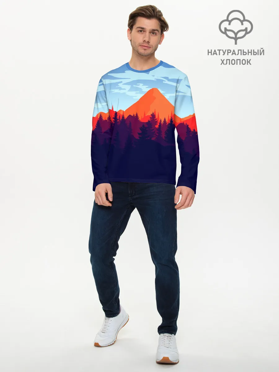 Мужской лонгслив базовый / Firewatch collection