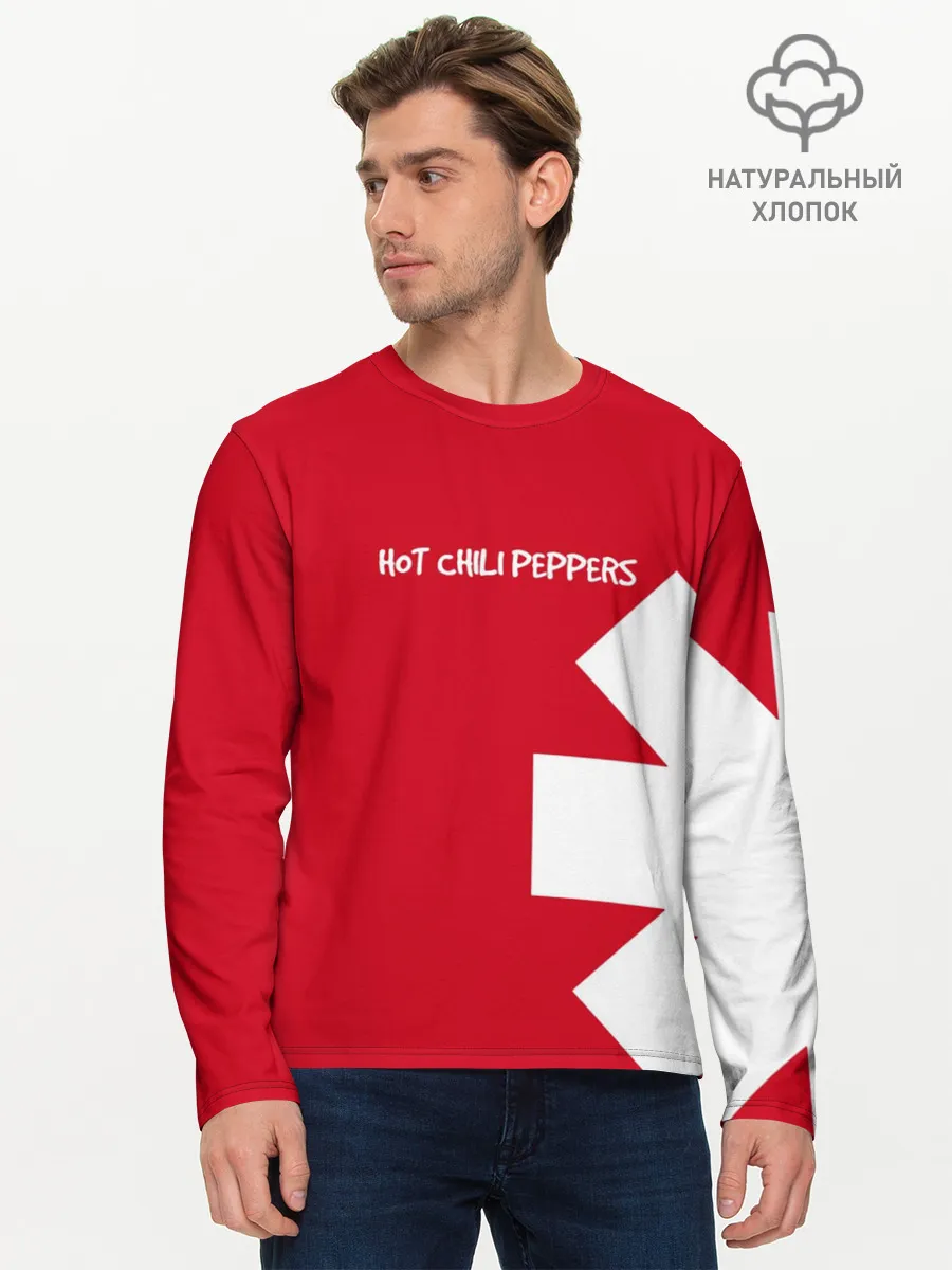 Мужской лонгслив базовый / Red Hot Chili Peppers