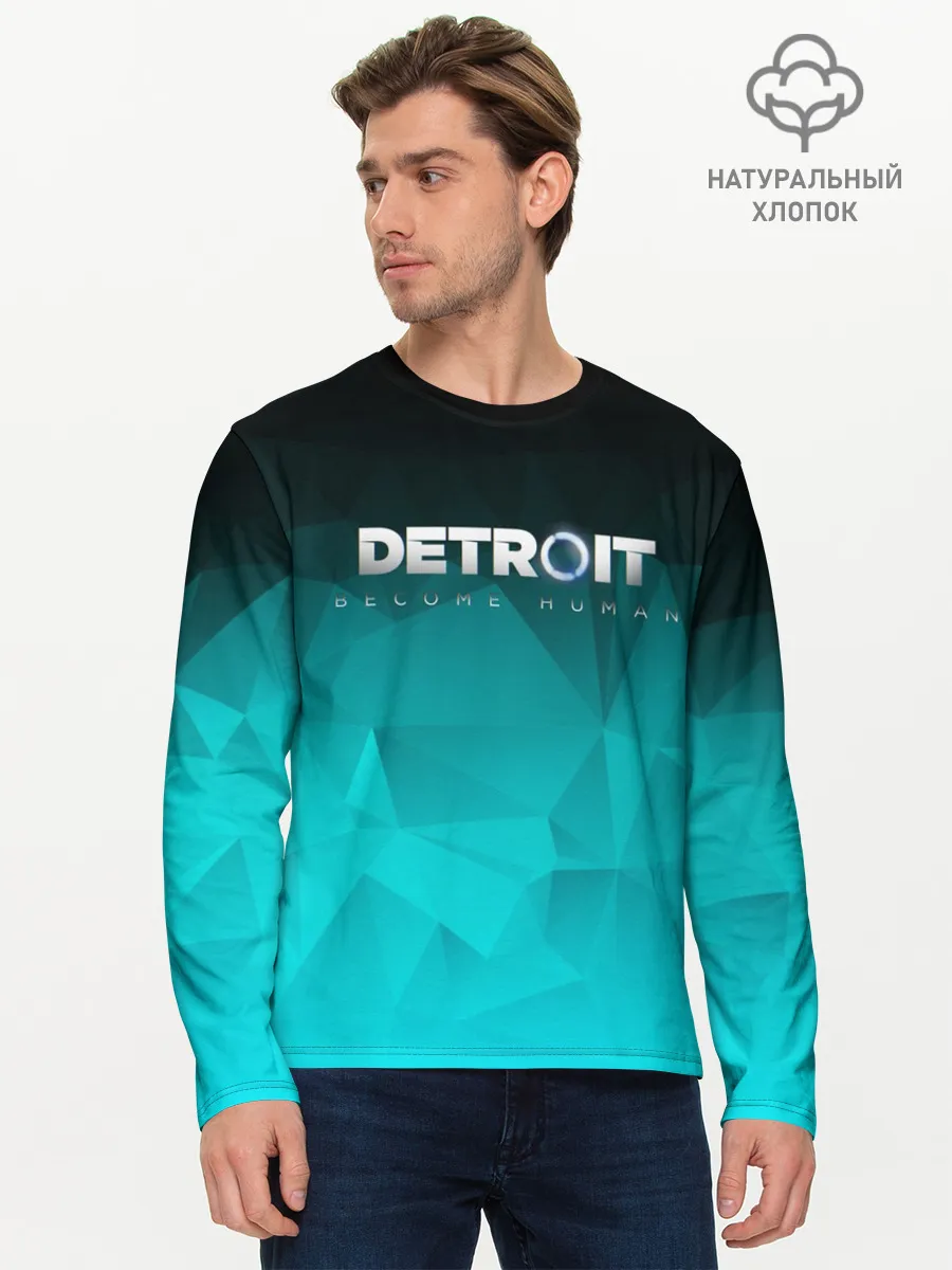 Мужской лонгслив базовый / DETROIT BECOME HUMAN