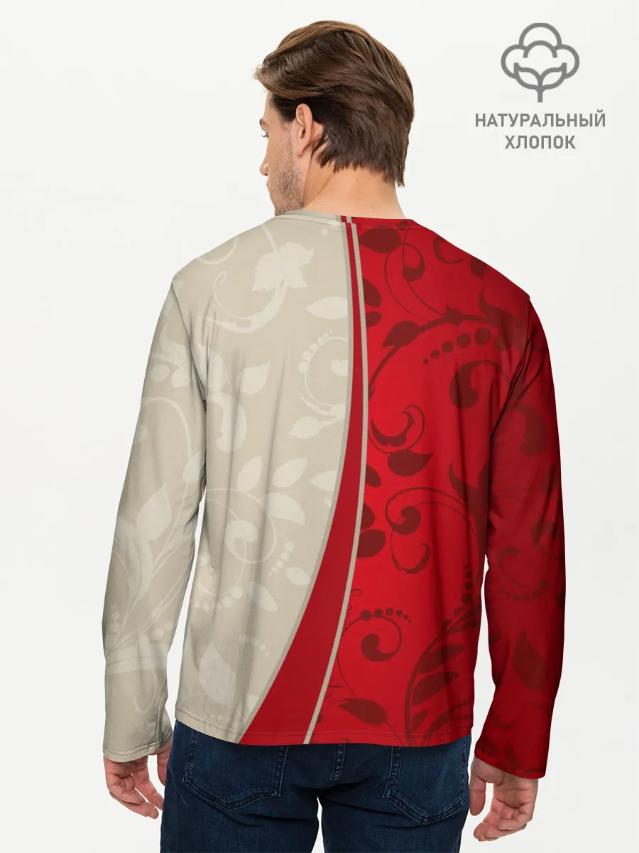 Мужской лонгслив базовый / Russia