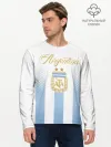 Мужской лонгслив базовый / Сборная Аргентины