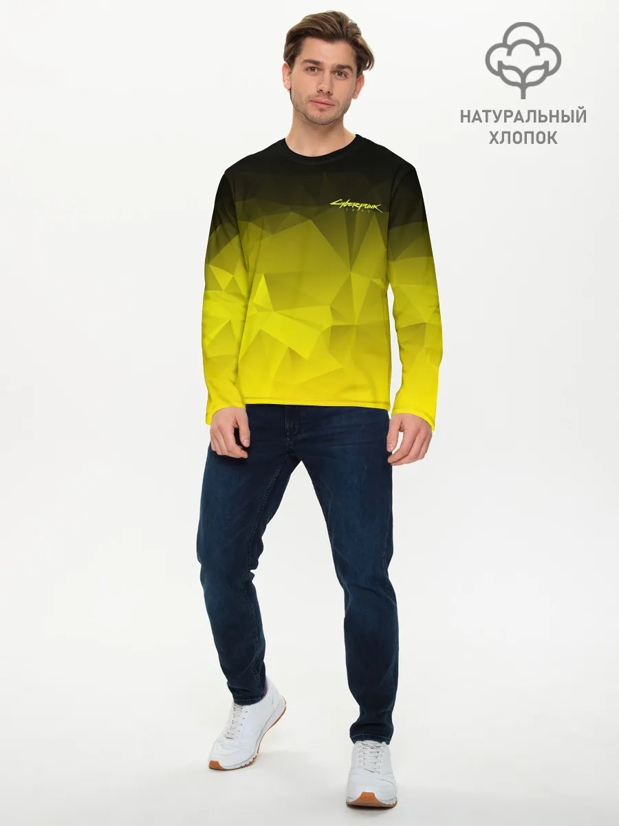 Мужской лонгслив базовый / CYBERPUNK 2077 | КИБЕРПАНК 2077