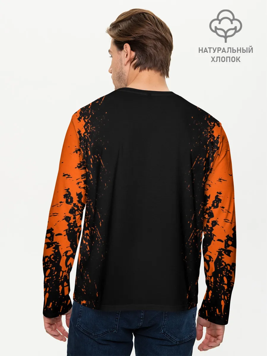 Мужской лонгслив базовый / CYBERPUNK 2077 SAMURAI