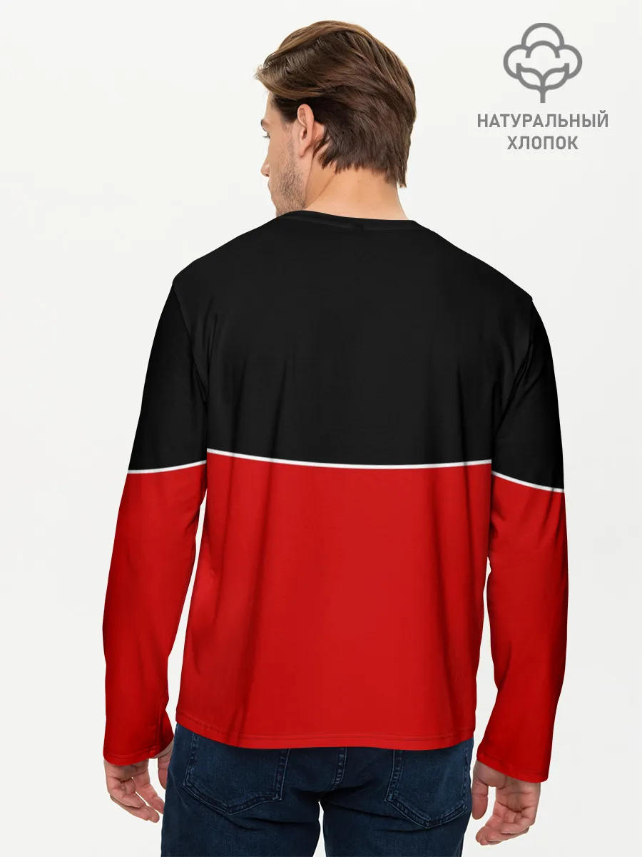 Мужской лонгслив базовый / Mitsubishi