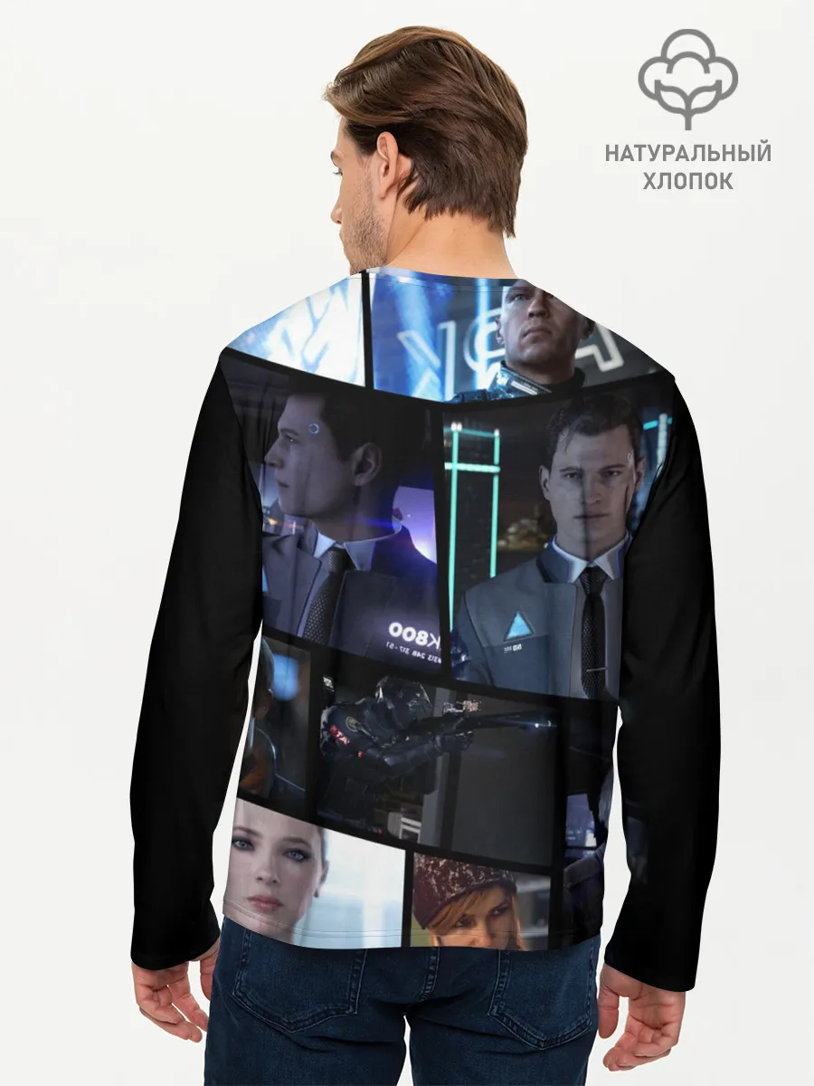 Мужской лонгслив базовый / DETROIT BECOME HUMAN