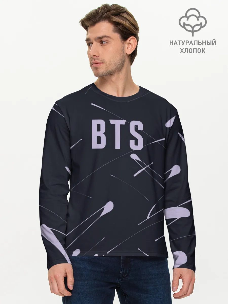 Мужской лонгслив базовый / BTS