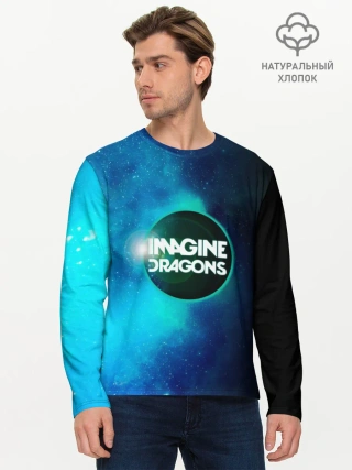 Мужской лонгслив базовый / Imagine Dragons