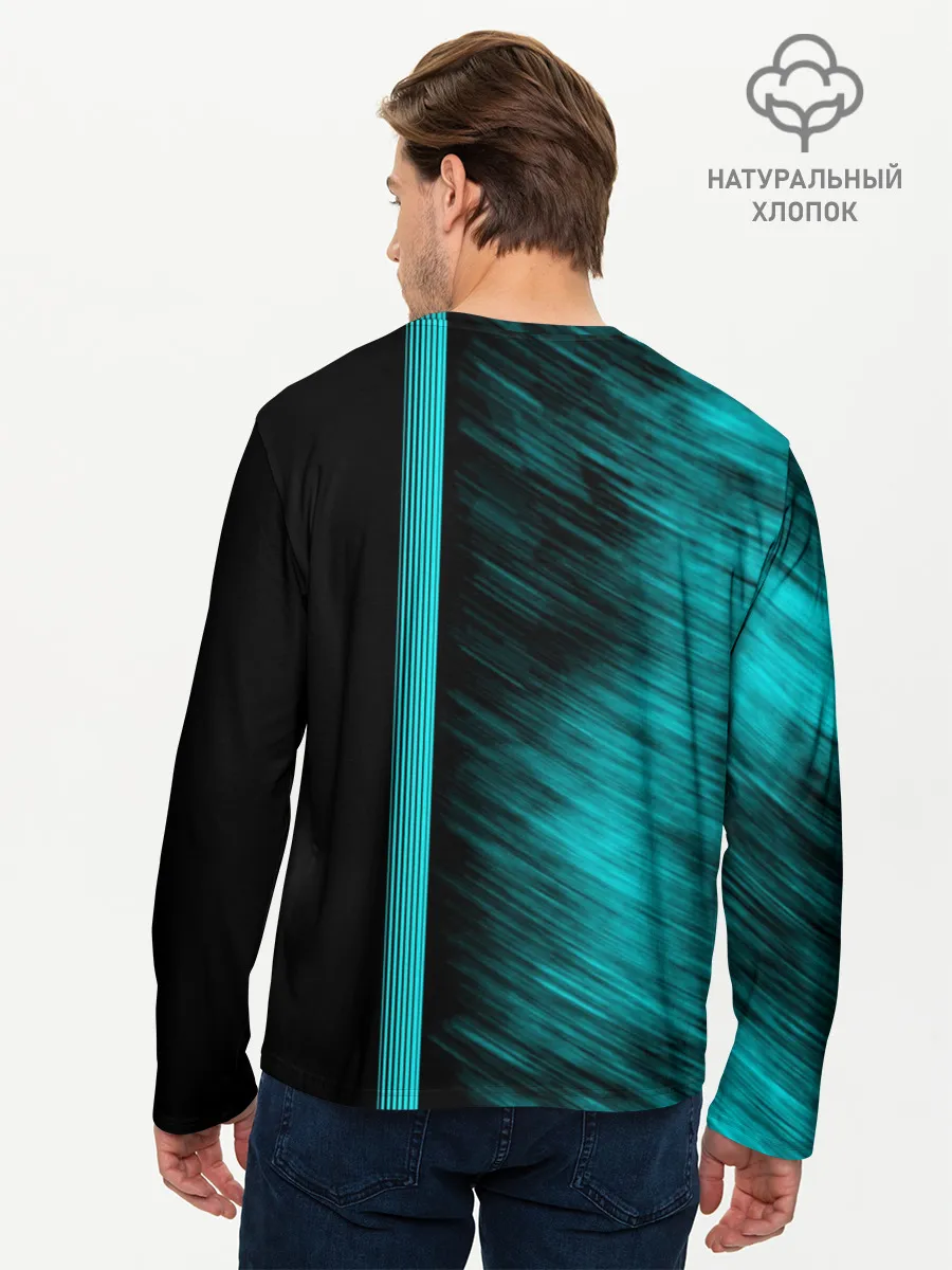 Мужской лонгслив базовый / Mercedes