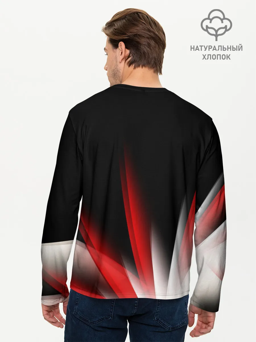 Мужской лонгслив базовый / Russia sport collection