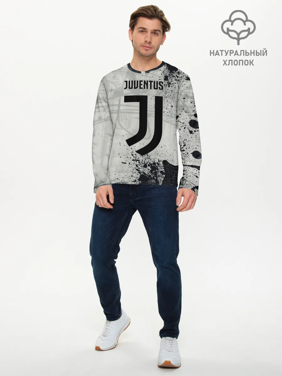 Мужской лонгслив базовый / JUVENTUS.