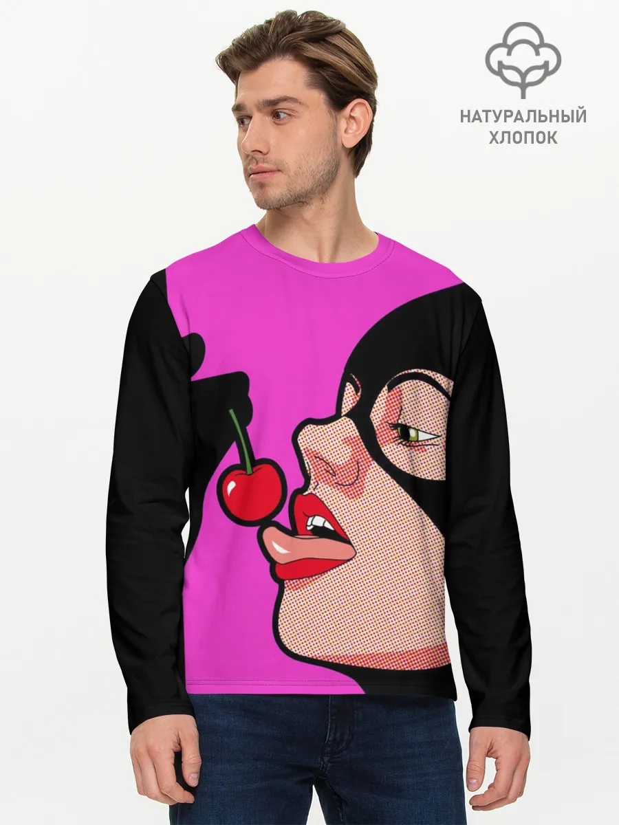 Мужской лонгслив базовый / Catwoman