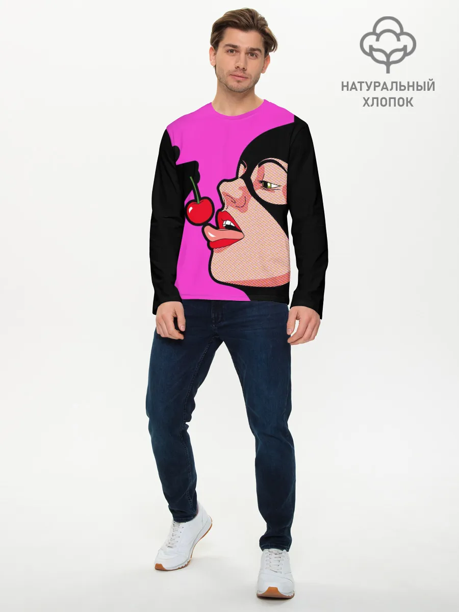 Мужской лонгслив базовый / Catwoman