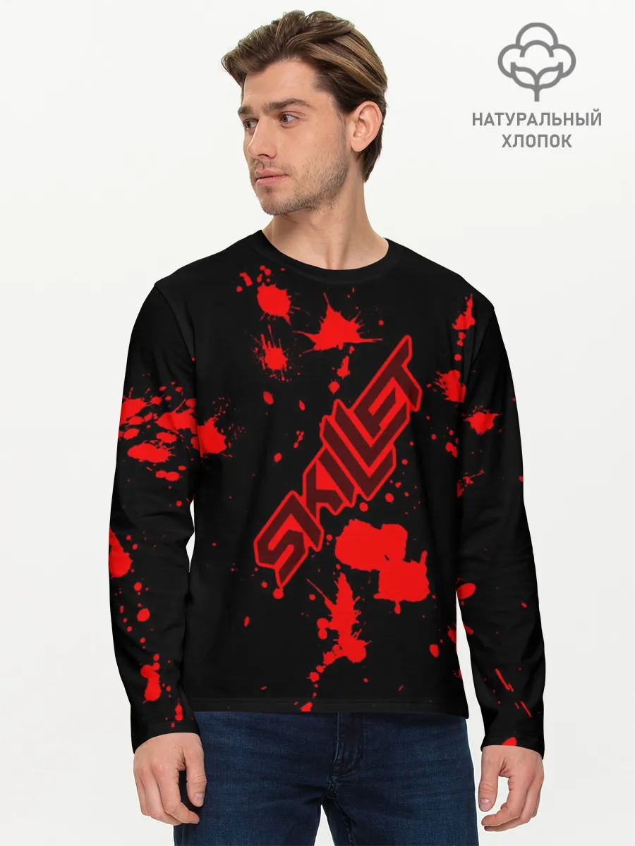 Мужской лонгслив базовый / Skillet