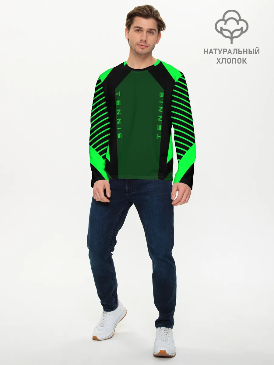 Мужской лонгслив базовый / Tennis