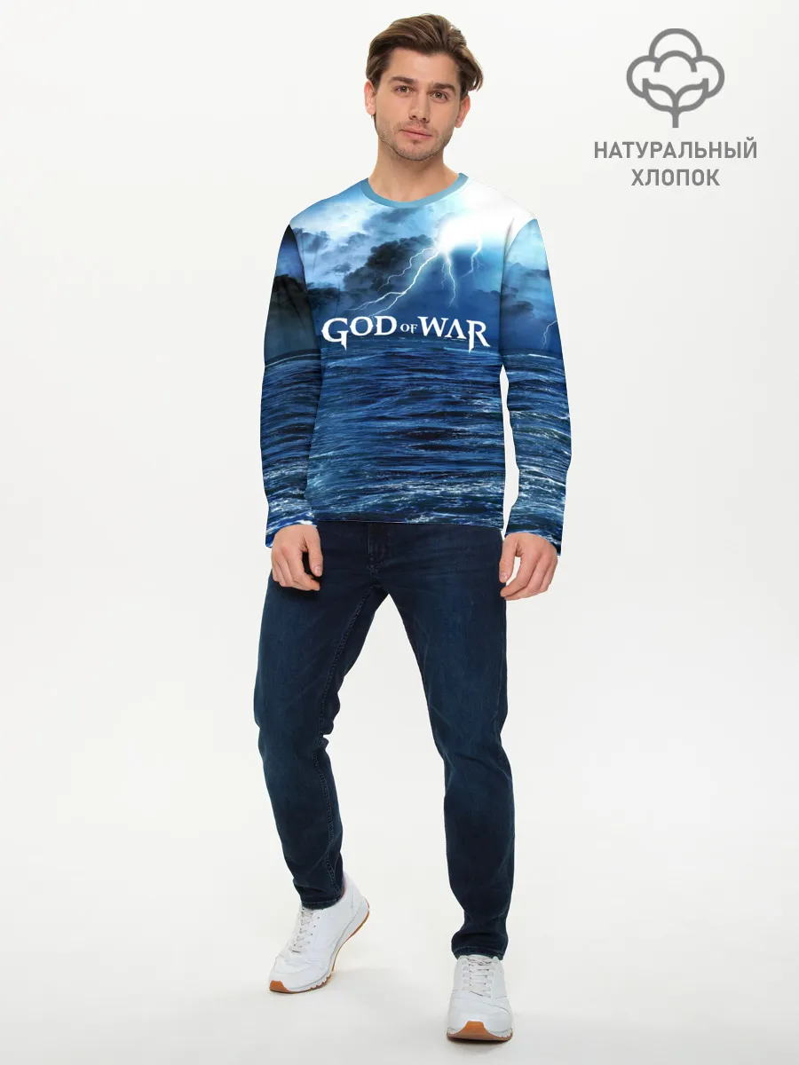 Мужской лонгслив базовый / God of WAR