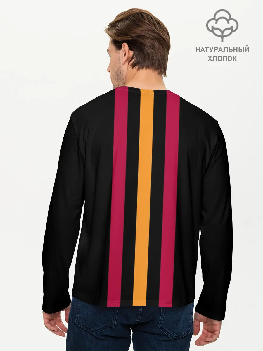 Мужской лонгслив базовый / FC Roma Lines