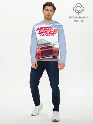 Мужской лонгслив базовый / Need for Speed: Payback
