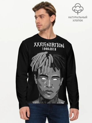 Мужской лонгслив базовый / Xxxtentation RIP