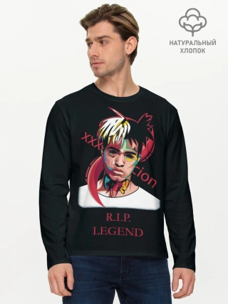 Мужской лонгслив базовый / XXXTentacion / RIP Legend 2
