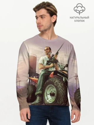 Мужской лонгслив базовый / Grand Theft Auto