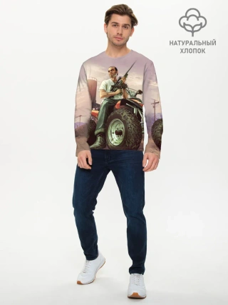 Мужской лонгслив базовый / Grand Theft Auto