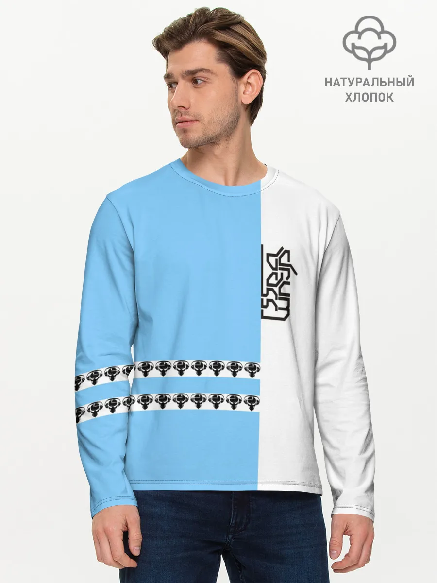 Мужской лонгслив базовый / Drum and bass