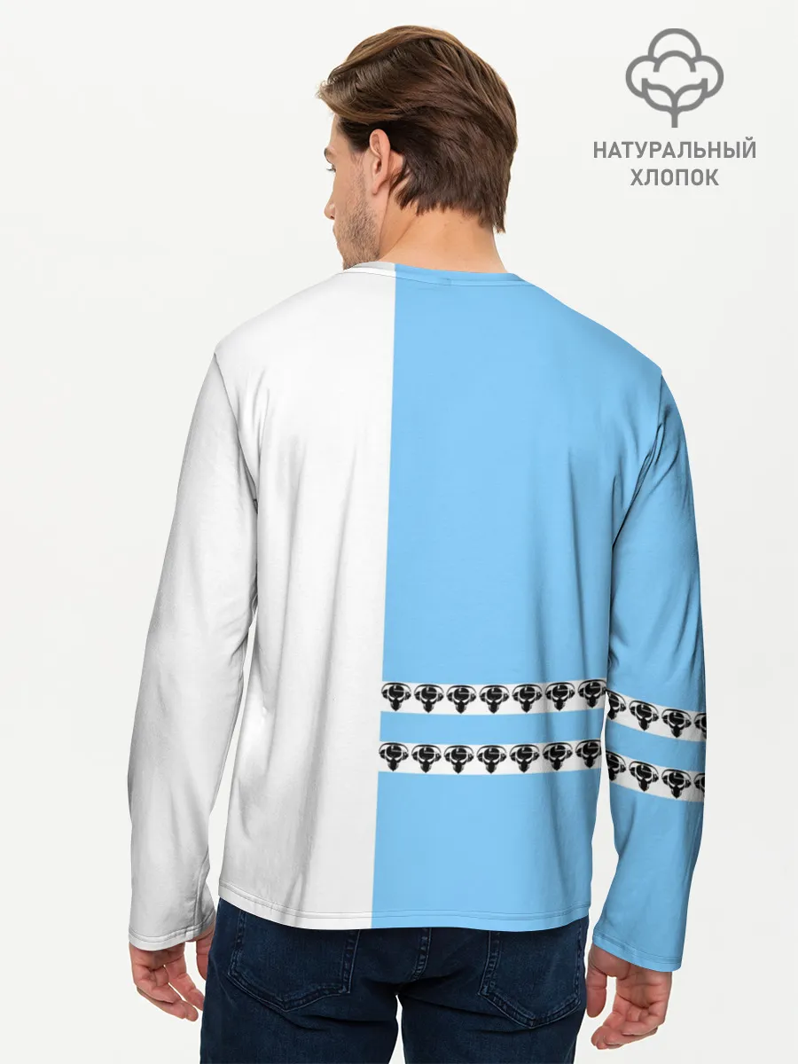 Мужской лонгслив базовый / Drum and bass