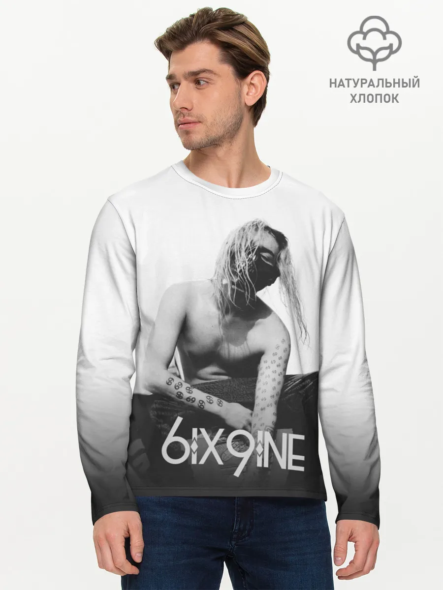 Мужской лонгслив базовый / 6IX9INE