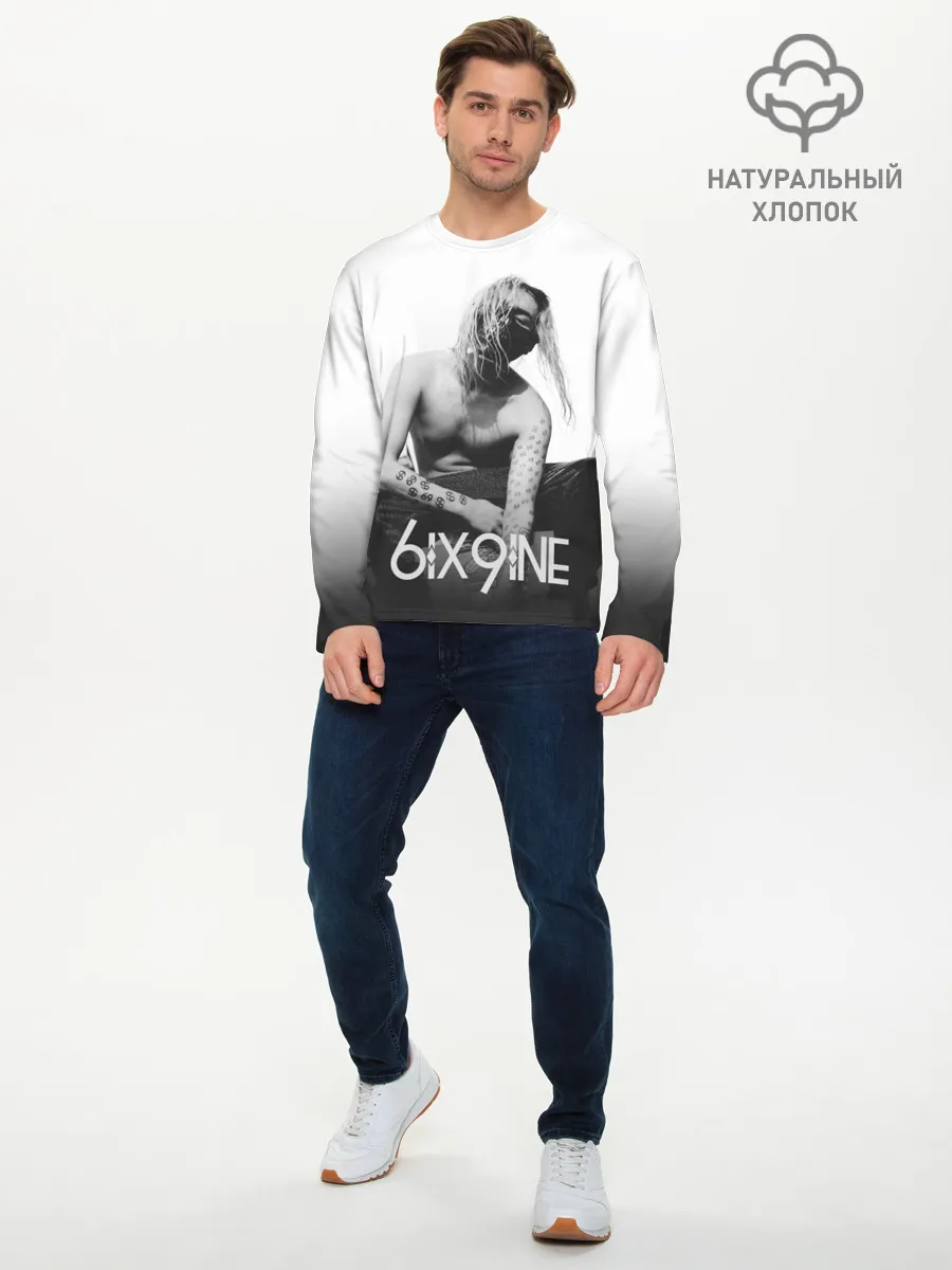 Мужской лонгслив базовый / 6IX9INE