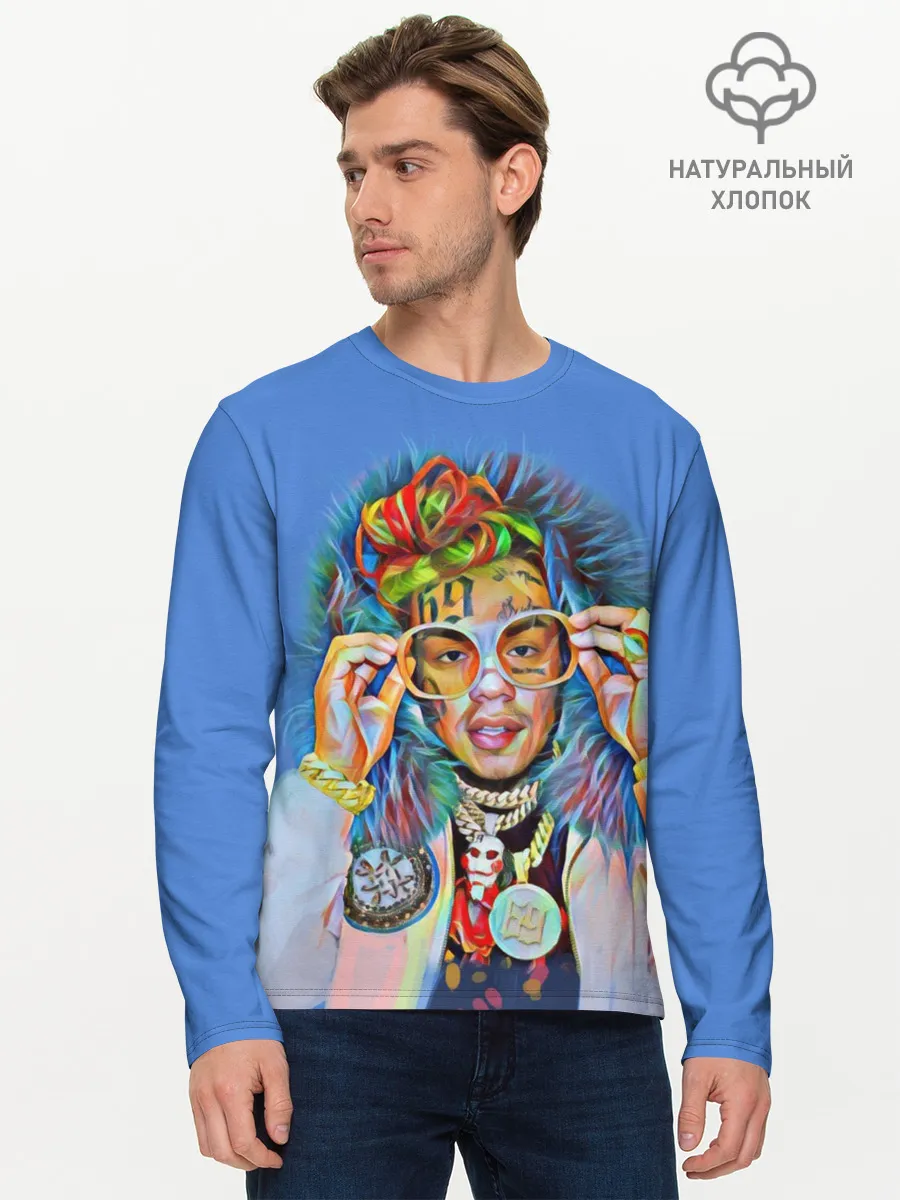 Мужской лонгслив базовый / 6IX9INE SWAG