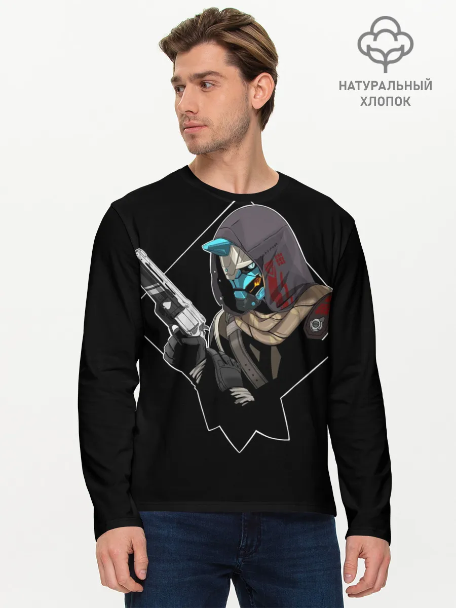 Мужской лонгслив базовый / Cayde-6