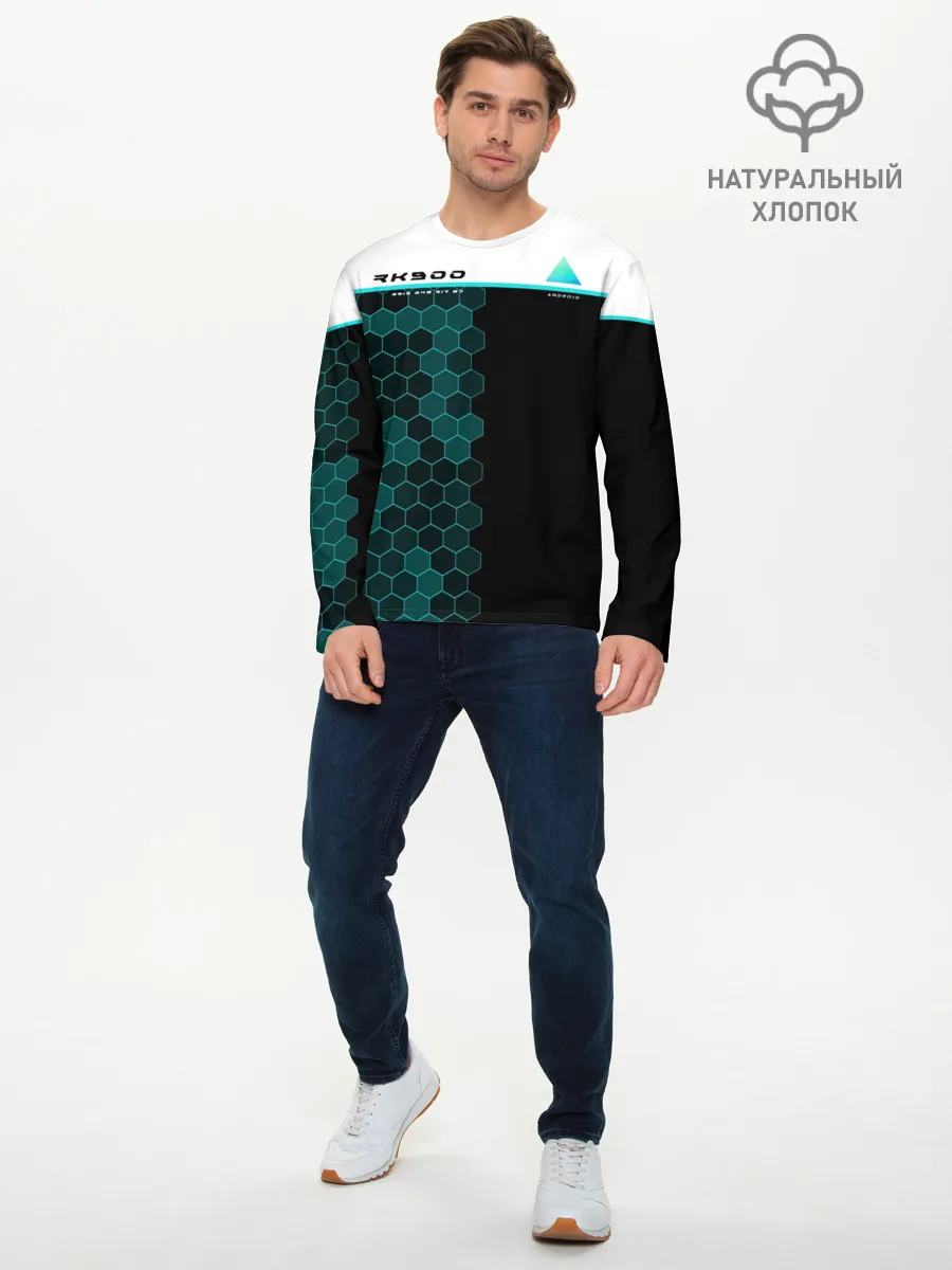 Мужской лонгслив базовый / Detroit RK900