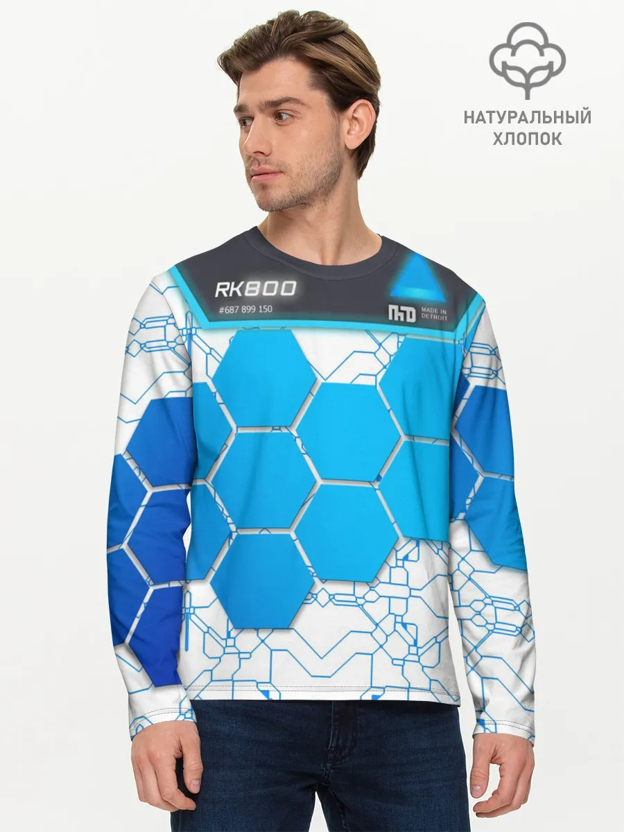 Мужской лонгслив базовый / Detroit: become human RK800