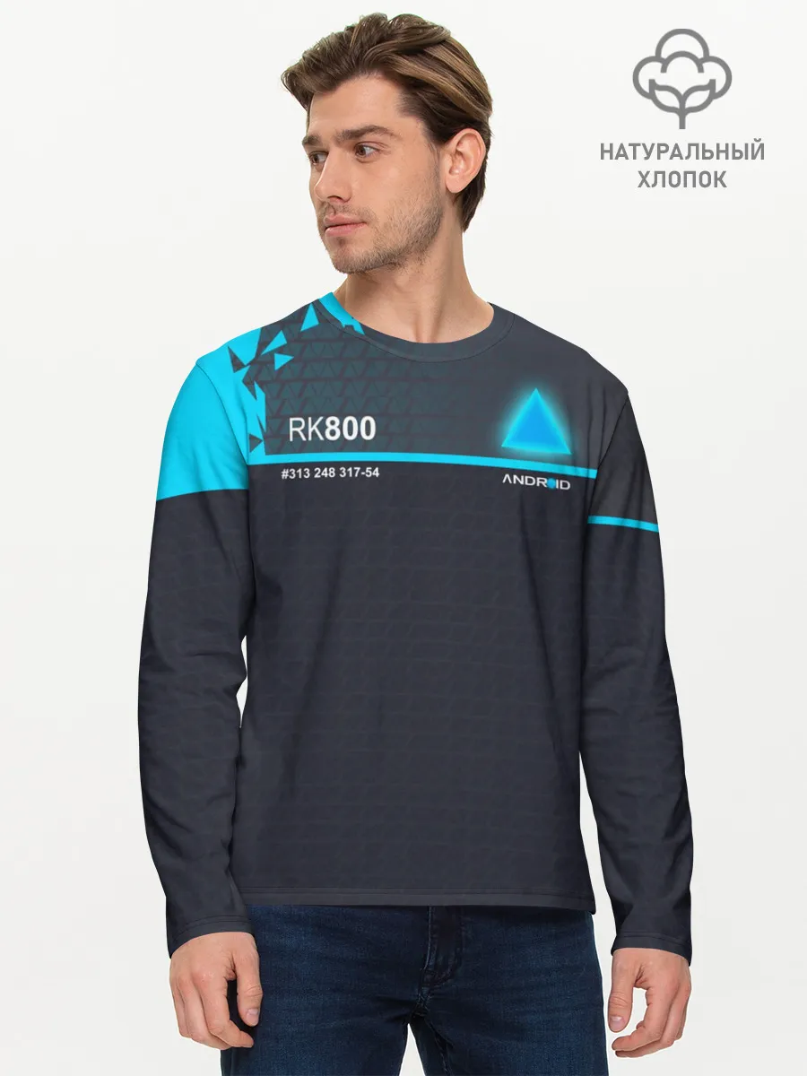 Мужской лонгслив базовый / RK 800 CONNOR