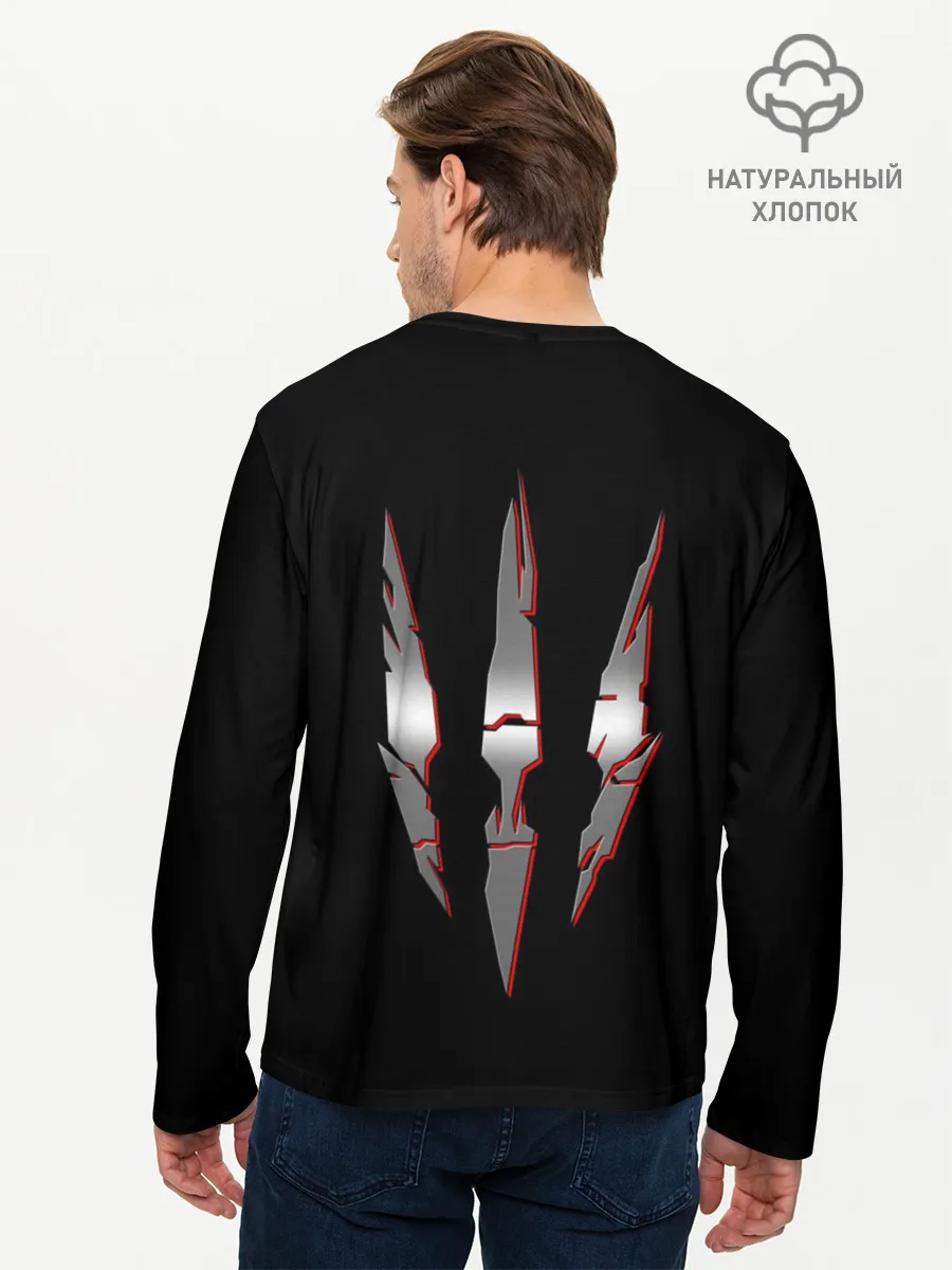 Мужской лонгслив базовый / WITCHER 2077