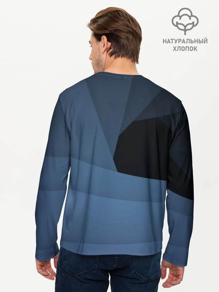 Мужской лонгслив базовый / Голубь Наташа