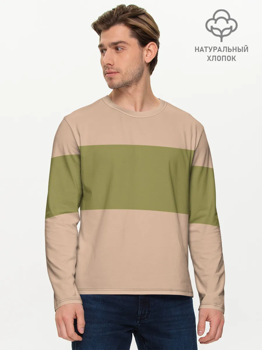 Мужской лонгслив базовый / Свитер Тихиро