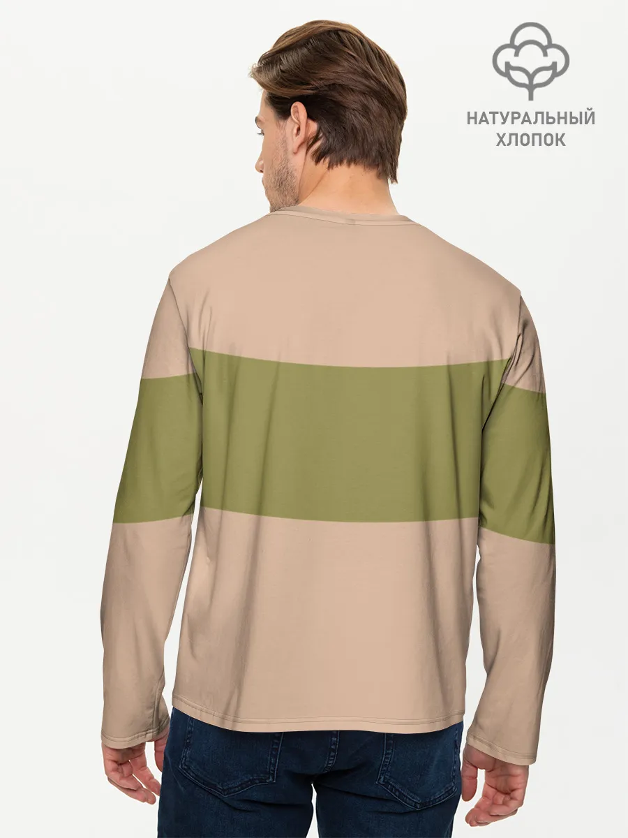 Мужской лонгслив базовый / Свитер Тихиро