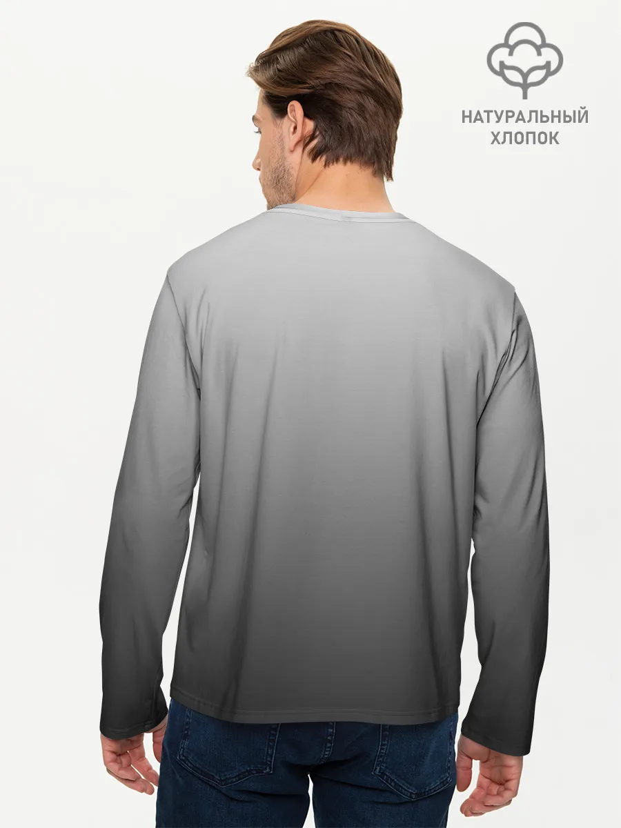 Мужской лонгслив базовый / Мрачный Каонаси