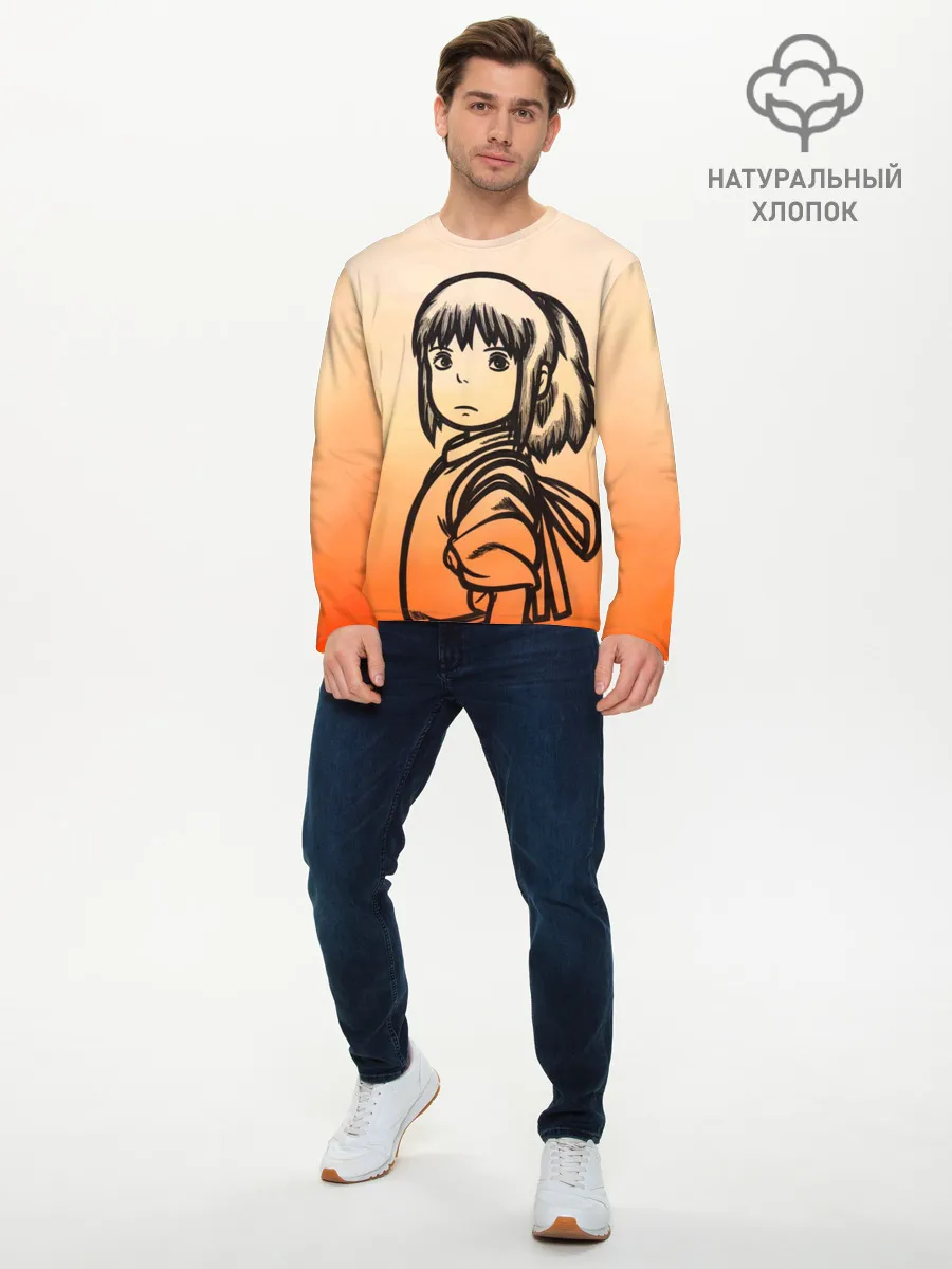 Мужской лонгслив базовый / Тихиро Огино