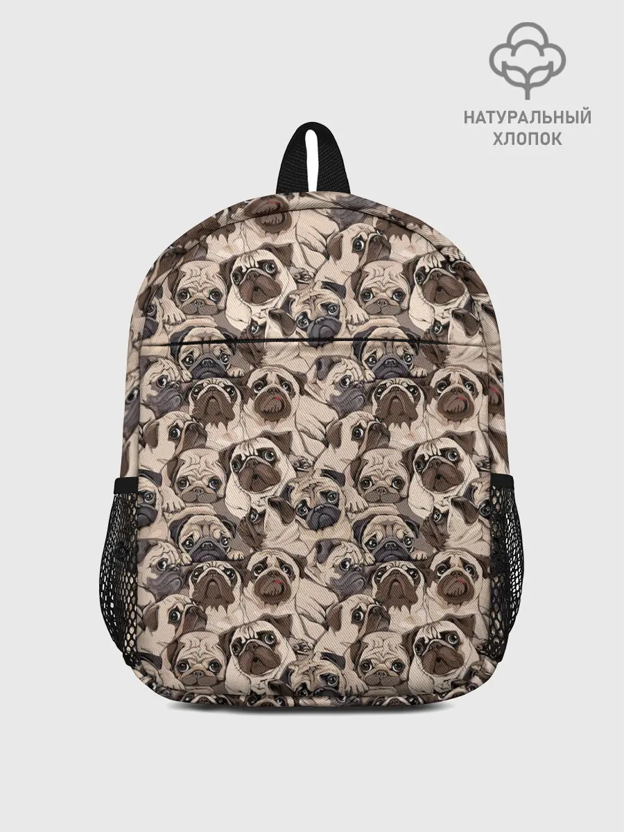 Рюкзак детский / Мопсы