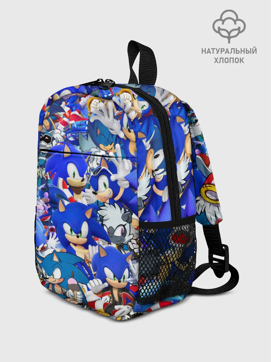 Рюкзак детский / SONIC СИНИЙ ЁЖ СОНИК