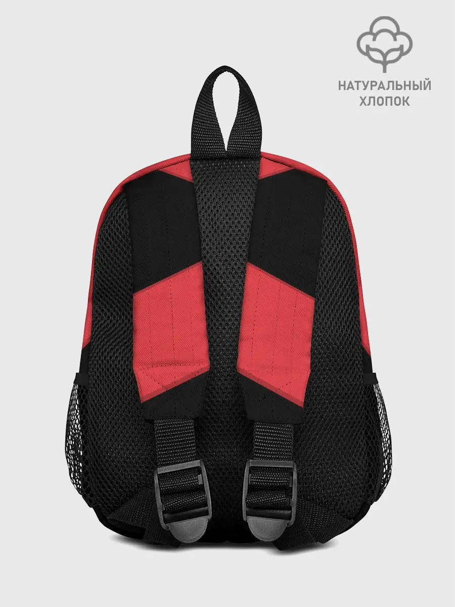 Рюкзак детский / ГЕОМЕТРИЯ МИНИМАЛИЗМ | КРАСНЫЕ ПОЛОСЫ