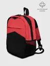 Рюкзак детский / ГЕОМЕТРИЯ МИНИМАЛИЗМ | КРАСНЫЕ ПОЛОСЫ