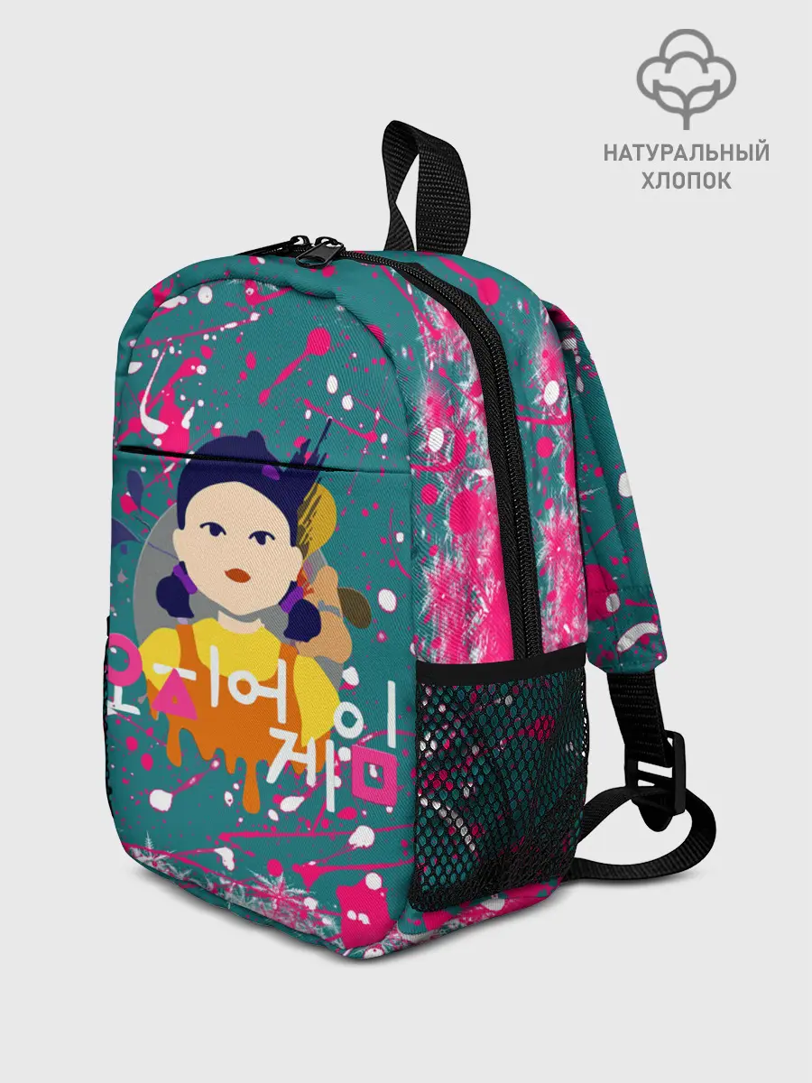 Рюкзак детский / ИГРА В КАЛЬМАРА SQUID GAME КУКЛА