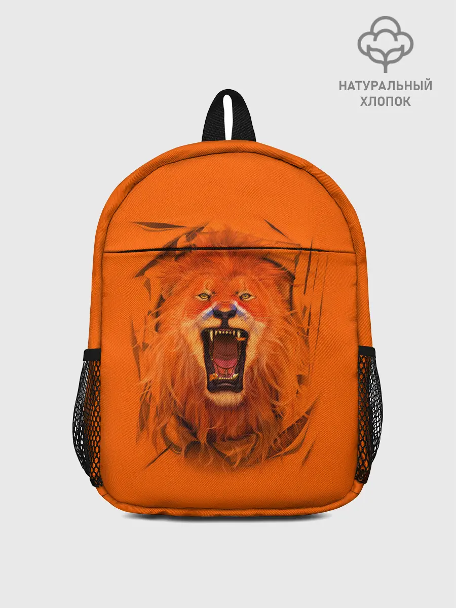 Рюкзак детский / ЛЕВ СКВОЗЬ ТКАНЬ