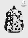Рюкзак детский / черно-белый камуфляж