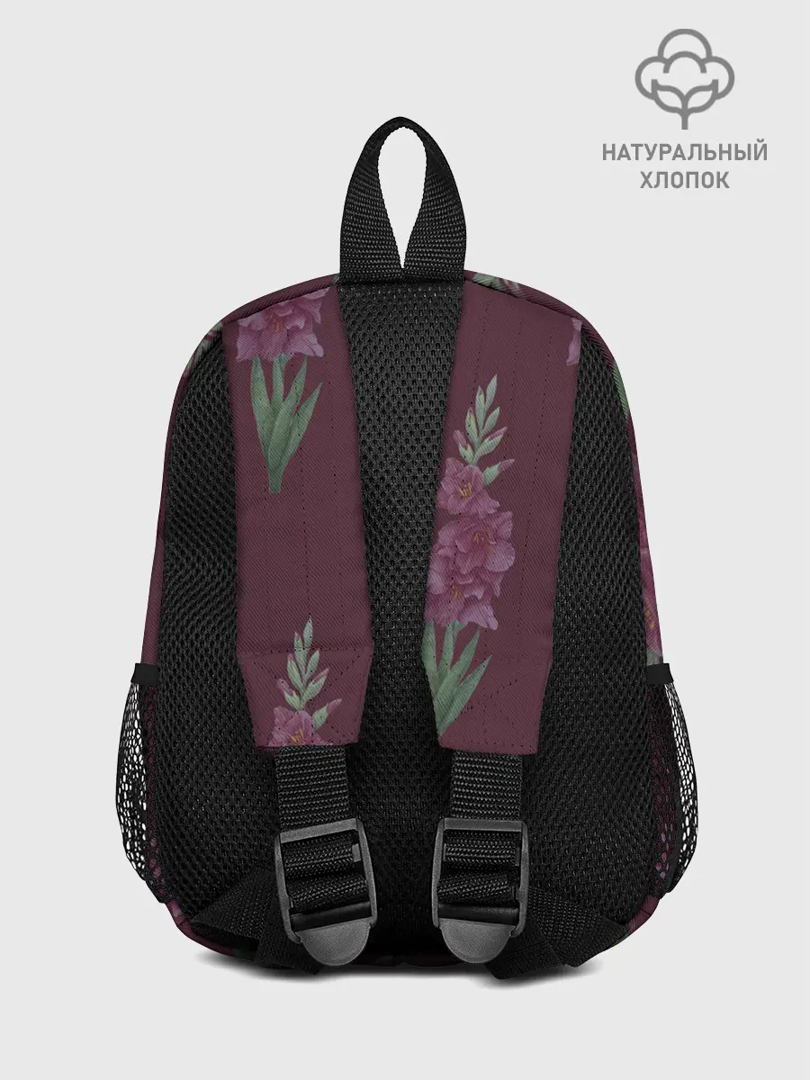 Рюкзак детский / Бардовые гладиолусы