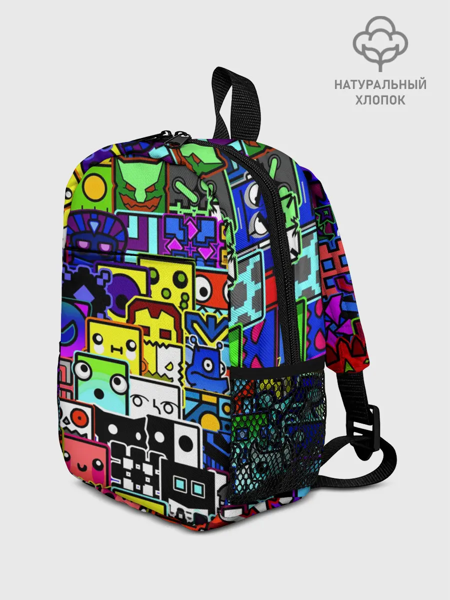 Рюкзак детский / GEOMETRY DASH ВСЕ СКИНЫ