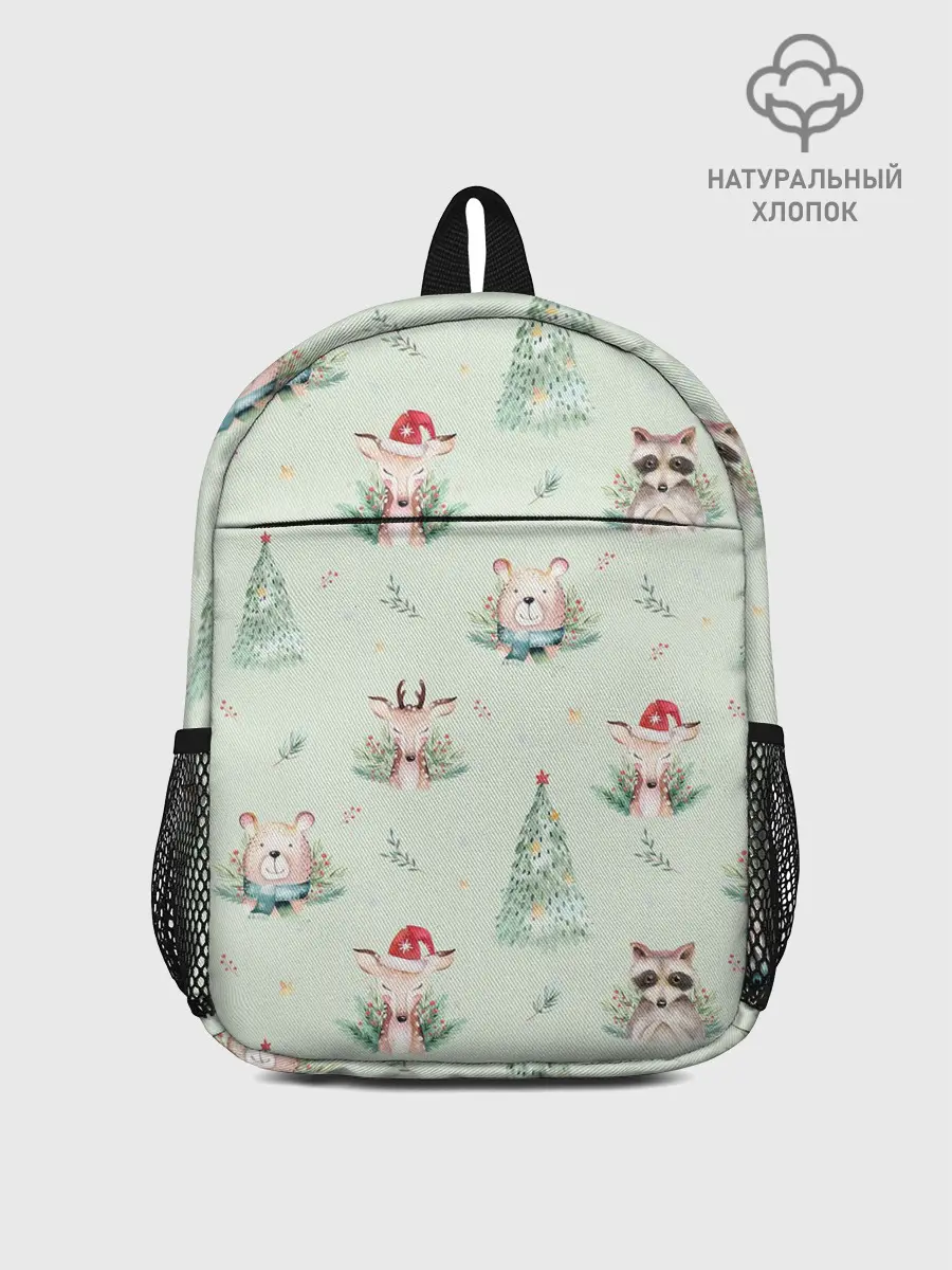Рюкзак детский / Олени, медведи и еноты